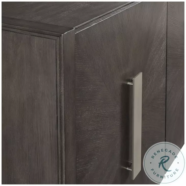 P301777 Gray 3 Door Credenza