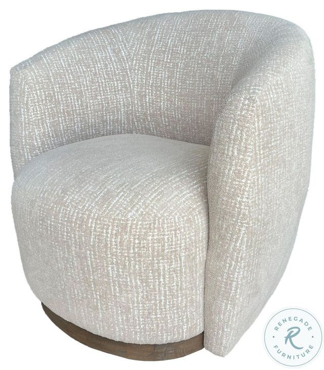 Thornevale Sand Dollar Swivel Accent Chair