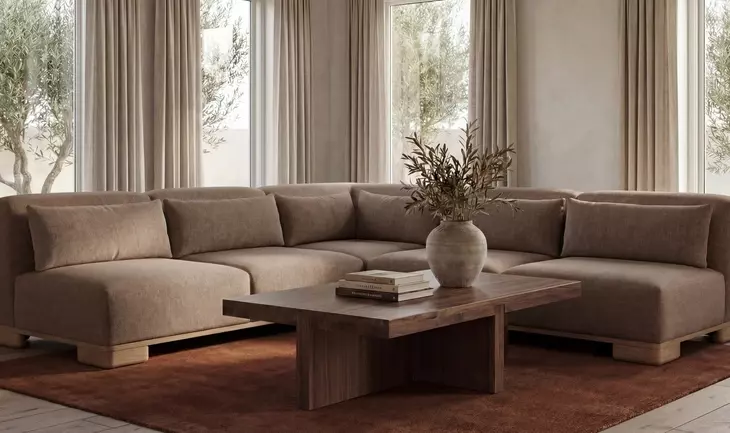 June Dark Brown 70" Sofa