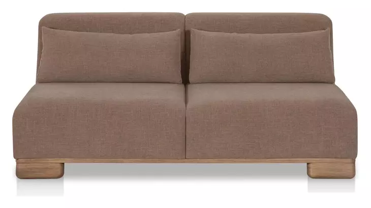 June Dark Brown 70" Sofa