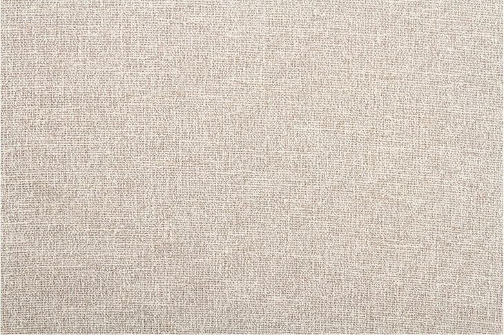 June Oatmeal Performance Fabric Upholstered Square Ottoman