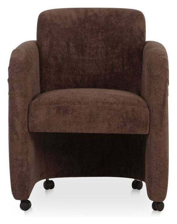 Mesto Dark Brown Upholstered Dining Chair