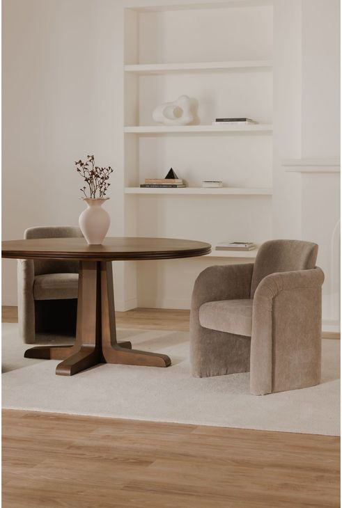 Mesto Taupe Upholstered Dining Chair
