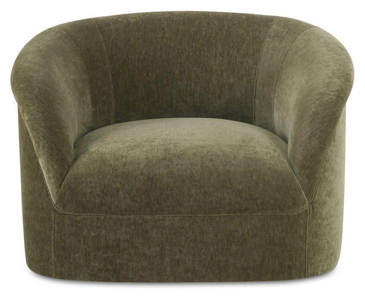 Thora Dark Green Upholstered Lounge Chair