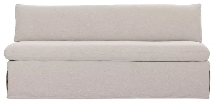 Fable Beige Upholstered Dining Bench