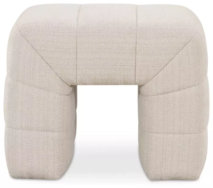 Verity Oatmeal Upholstered Stool