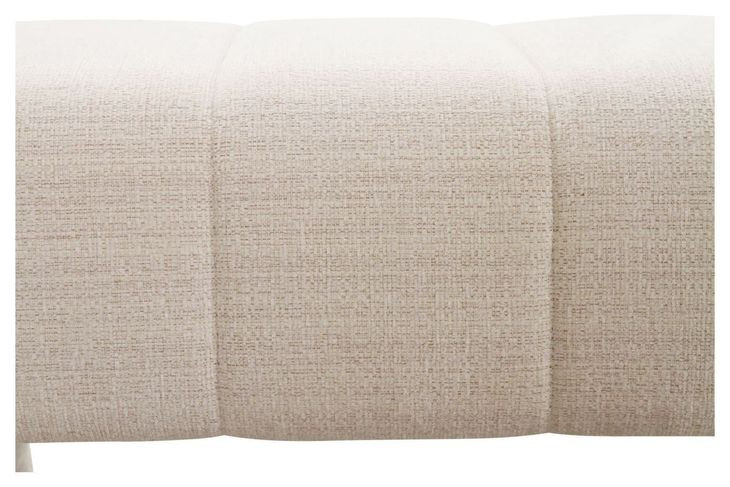 Verity Oatmeal Upholstered Bed Bench