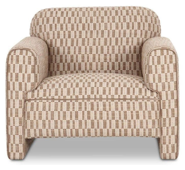 Leo Taupe Upholstered Accent Chair