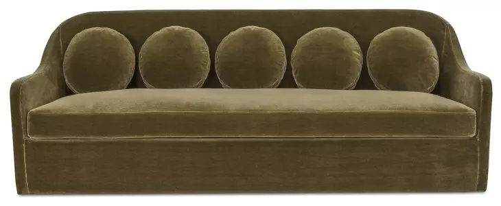 Rialto Dark Green 90" Sofa