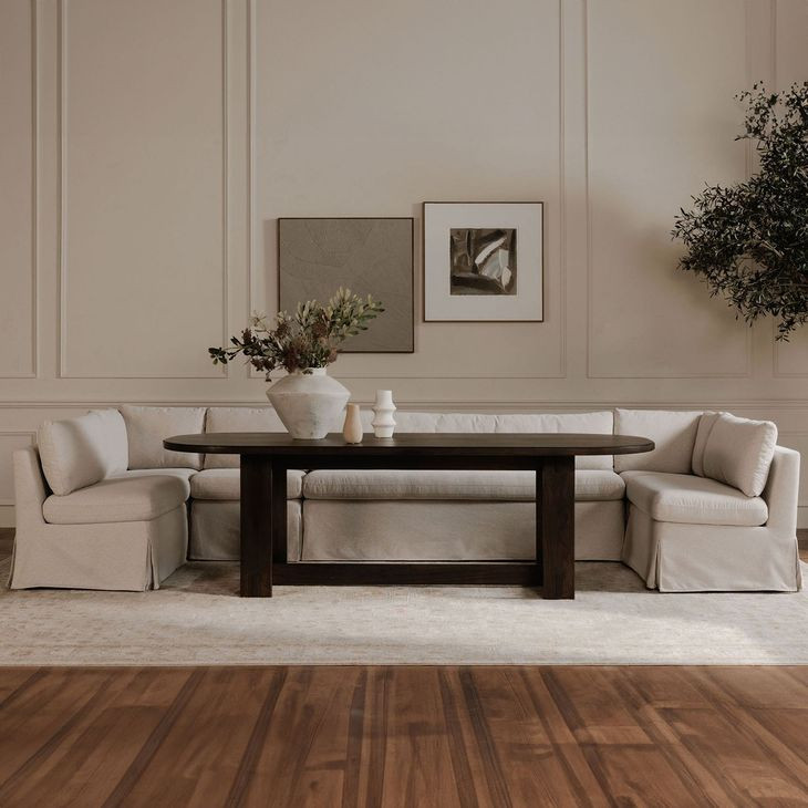 Fable Beige 6 Piece U Shape Modular Sectional