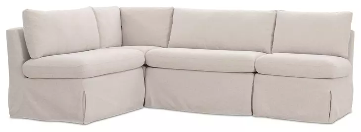 Fable Beige 4 Piece Modular Sectional