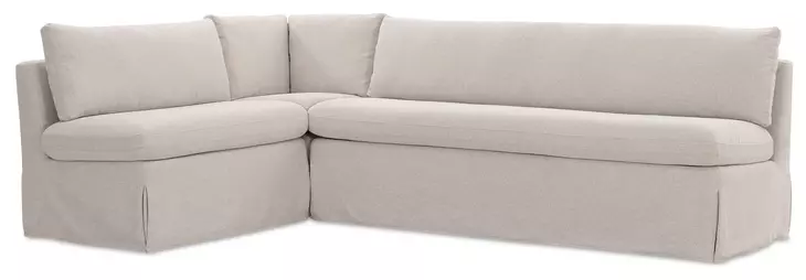 Fable Beige 3 Piece Modular Sectional