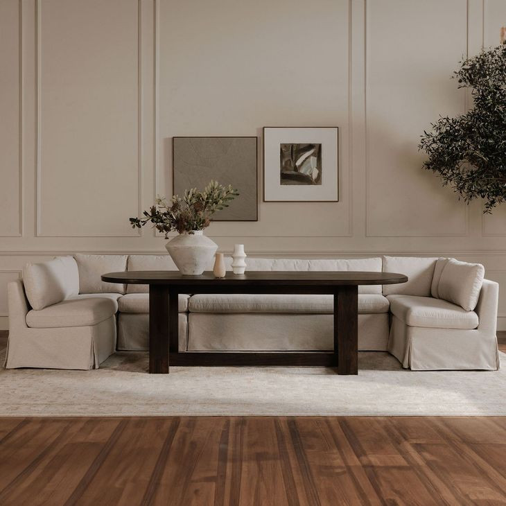 Fable Beige 5 Piece U Shape Modular Sectional with Sofa