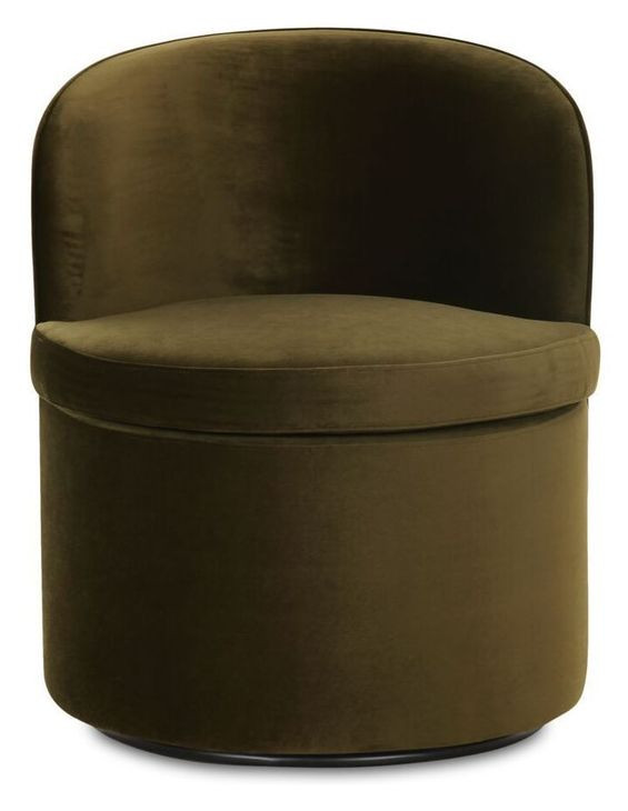 Dane Green Upholstered Swivel Dining Chair