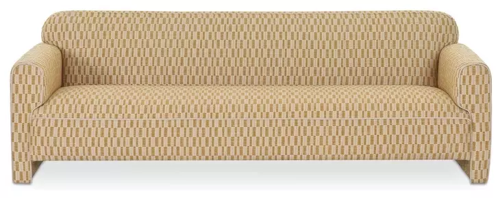 Leo Chartreuse And Cream Living Room Set