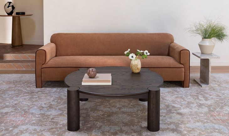 Leo Light Brown Living Room Set