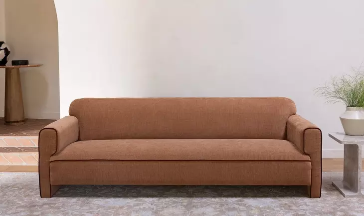 Leo Light Brown Living Room Set