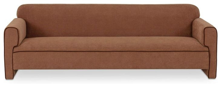 Leo Light Brown 90" Sofa
