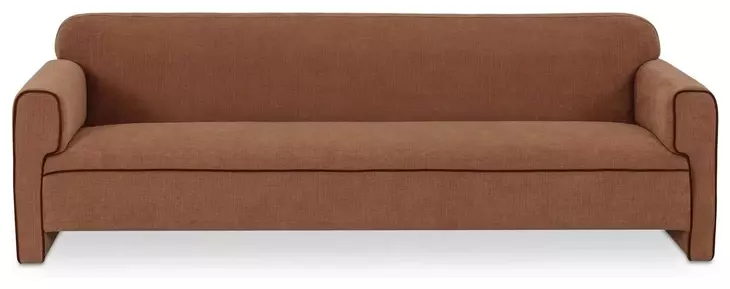 Leo Light Brown 90" Sofa