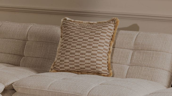 Leone Taupe 20" Cushion