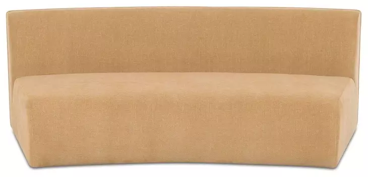 Naomi Golden Yellow Concave Modular 81" Sofa