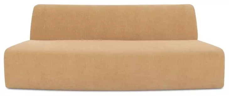 Naomi Golden Yellow Convex Modular 81" Sofa