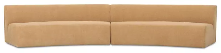 Naomi Golden Yellow Concave Modular Sectional