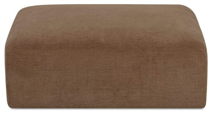 Matina Taupe Square Ottoman