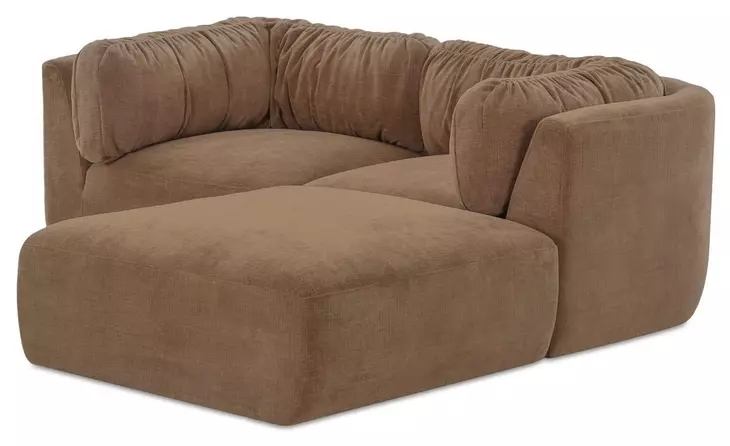 Matina Taupe 3 Piece Modular Nook Sectional