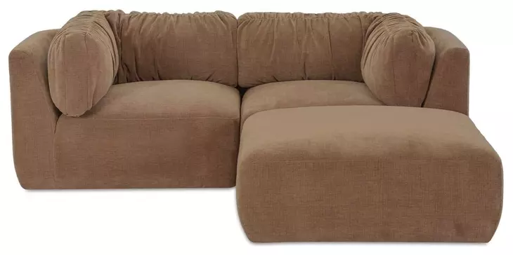 Matina Taupe 3 Piece Modular Nook Sectional