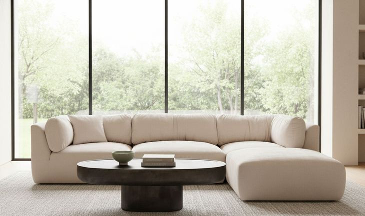 Matina Oatmeal 4 Piece Modular Lounge Sectional
