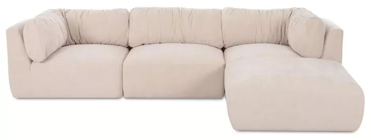 Matina Oatmeal 4 Piece Modular Lounge Sectional