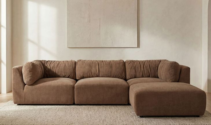 Matina Taupe 4 Piece Modular Lounge Sectional