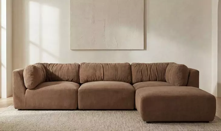 Matina Taupe 4 Piece Modular Lounge Sectional