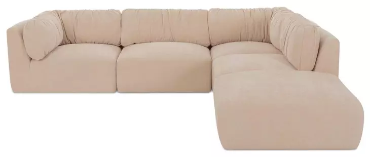 Matina Oatmeal 5 Piece Modular Dream Sectional