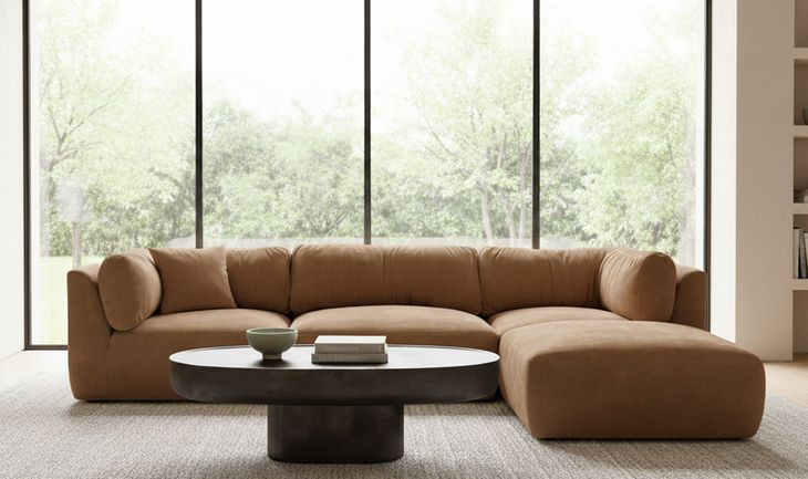 Matina Taupe 5 Piece Modular Dream Sectional