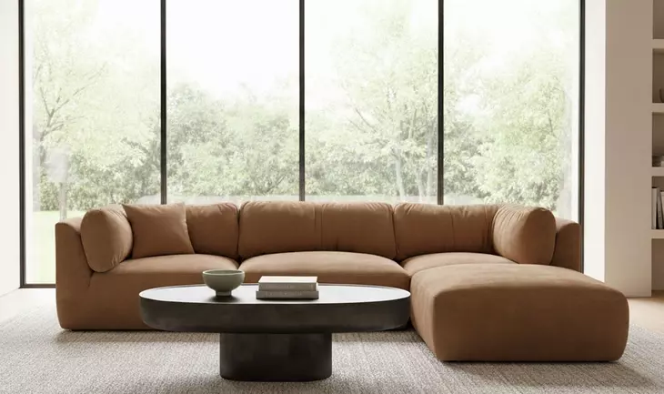 Matina Taupe 5 Piece Modular Dream Sectional