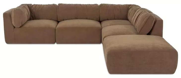 Matina Taupe 5 Piece Modular Dream Sectional