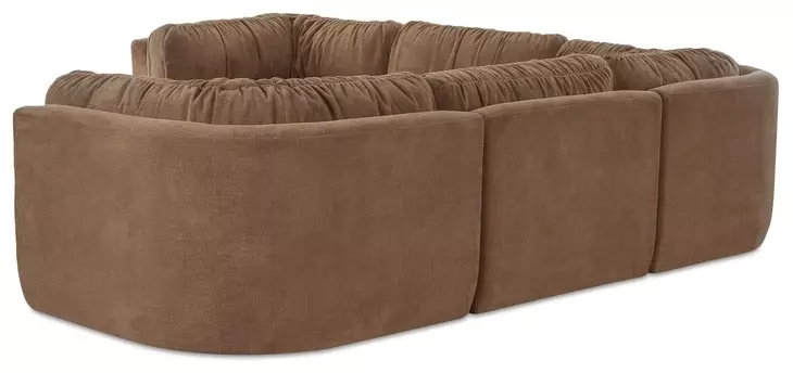 Matina Taupe 5 Piece Modular Classic L Sectional