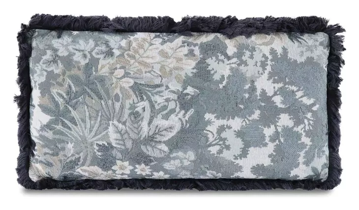 Yasmin Blue Tapestry Lumbar Cushion