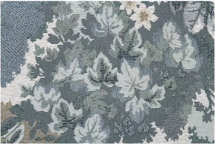 Yasmin Blue Tapestry Square Cushion
