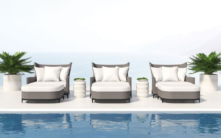 Kai White Outdoor Side Table