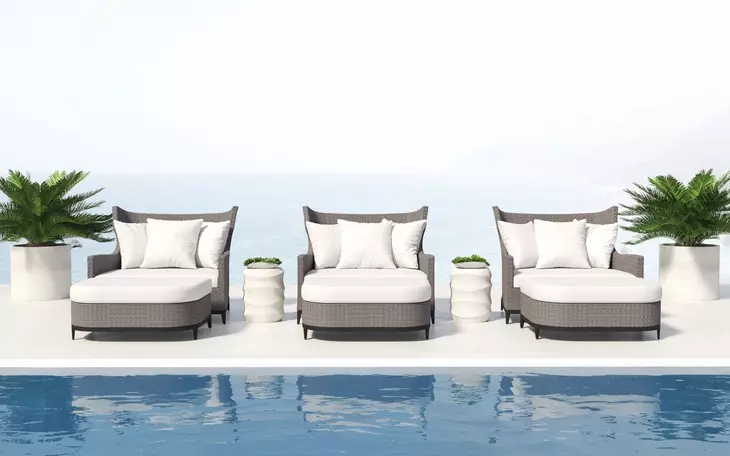 Kai White Outdoor Side Table