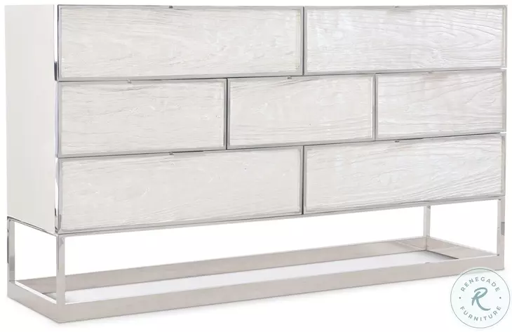 Parkhurst High Sheen White Lacquer Dresser