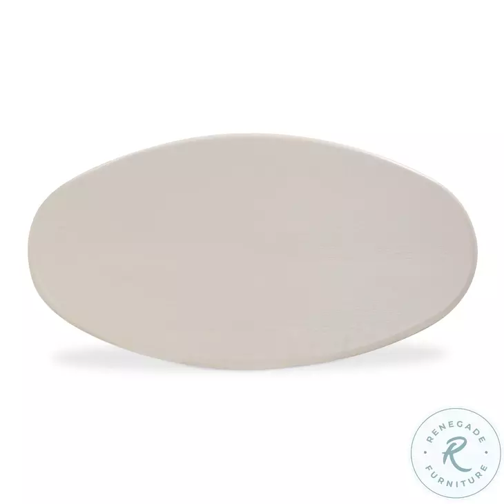 Tanner Natural Burl and Cream Ash Coffee Table