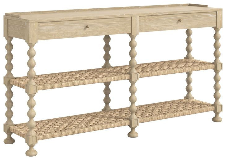 Haven Sun Oak Rectangular Console Table