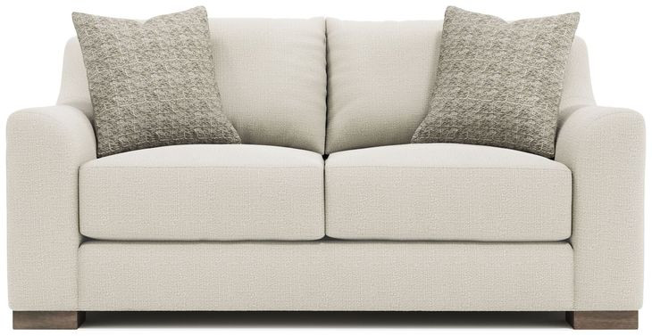 Gabi Beige 70" Loveseat with Pillows