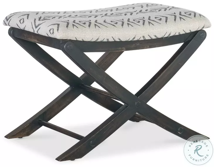 Havenwood Beige And Dark Gray Camp Stool Bed Bench