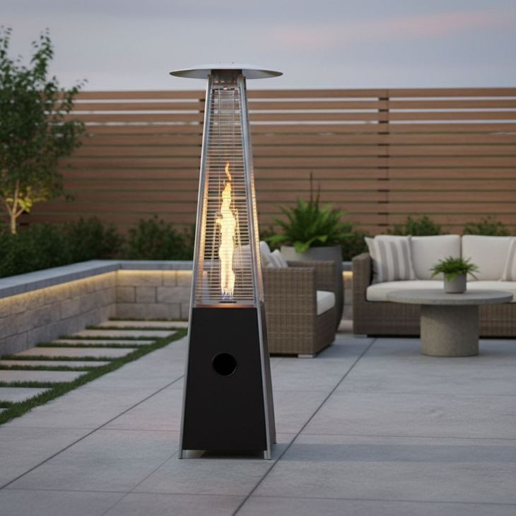 Apex Flame Mocha Outdoor Heater