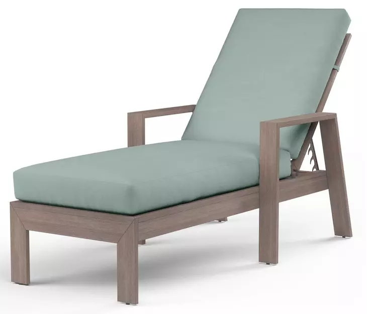 Laguna Cast Mist 77" Outdoor Chaise Lounge